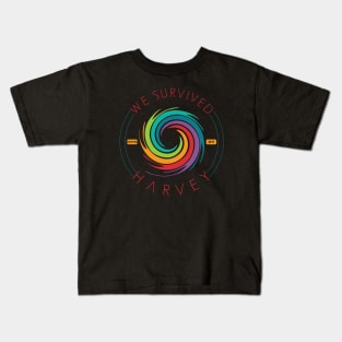 WE SURVIVED HARVEY Kids T-Shirt